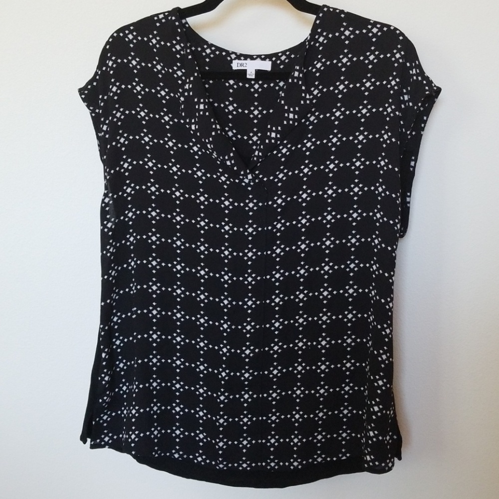 DR2 by Daniel Rainn Black Blouse